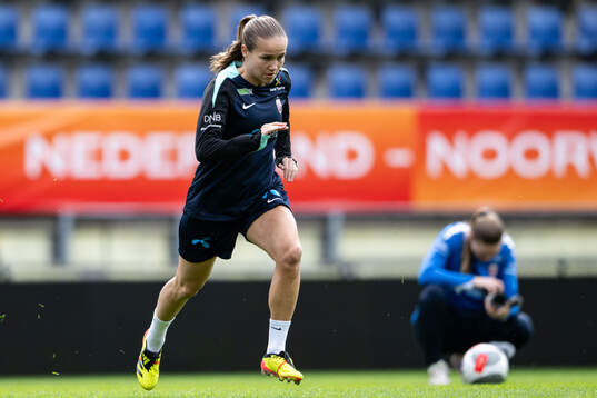 Guro Reiten of the Norwegian women's national football team