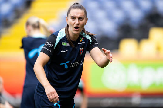Vilde Bøe Risa of the Norwegian women's national football