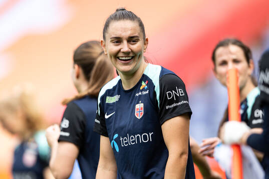 Vilde Bøe Risa of the Norwegian women's national football