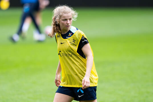 Justine Kielland of the Norwegian women's national football