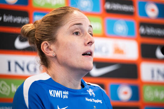 Gemma Grainger, head coach of the Norwegian women's