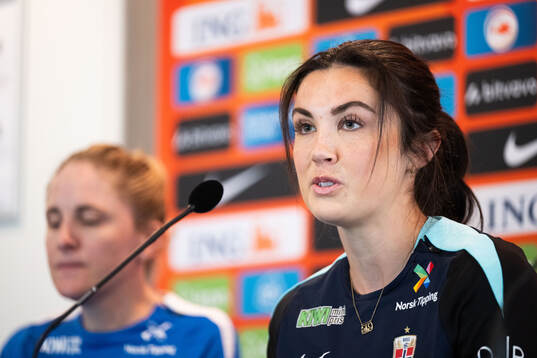 Ingrid Syrstad Engen of the Norwegian women's national