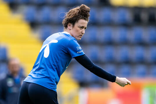 Frankie Hunter, fitness coach of the Norwegian women's
