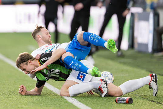 GAISs Robin Frej och Värnamos Gustav Engvall