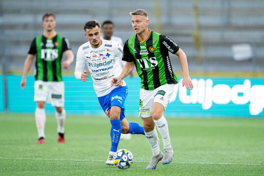 Värnamos Ajdin Zeljkovic och GAISs Joackim Åberg