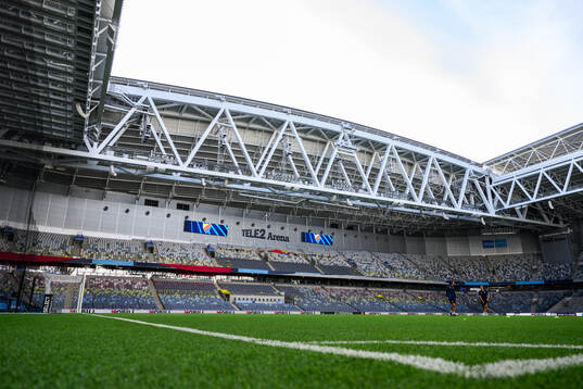 Interiör vy av Tele2 Arena