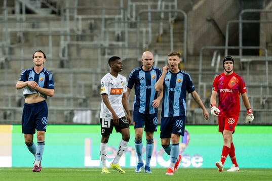Djurgårdens Albin Ekdal, Marcus Danielson , Samuel Leach