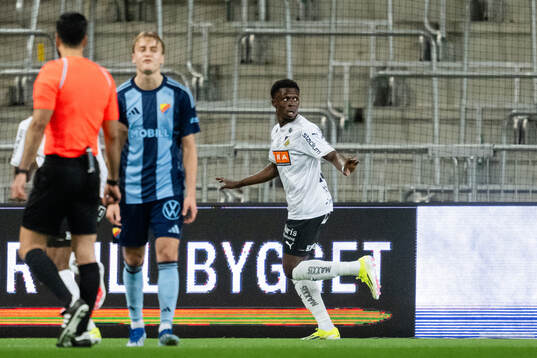 Häckens Zeidane Inoussa jublar