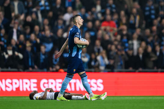 Djurgårdens Haris Radetinac deppar