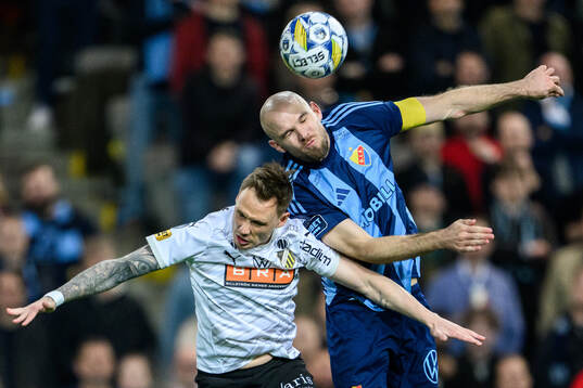 Häckens Marius Lode och Djurgårdens Marcus Danielson