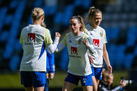 Sofia Jakobsson of the Swedish women’s national football