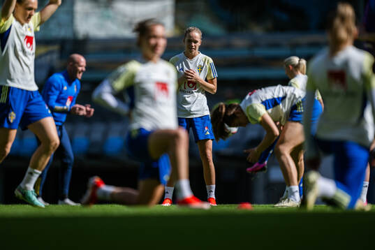 Hanna Lundkvist of the Swedish women’s national football