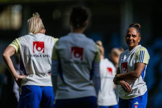 Madelen Janogy of the Swedish women’s national football