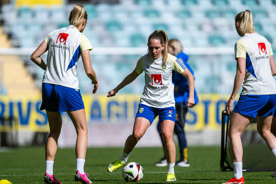 Elin Rubensson of the Swedish women’s national football