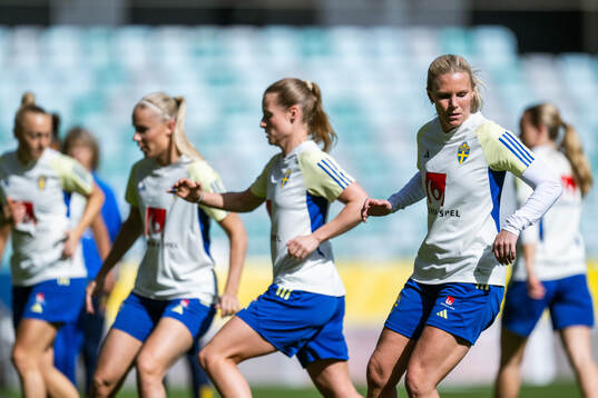 Josefine Rybrink of the Swedish women’s national football