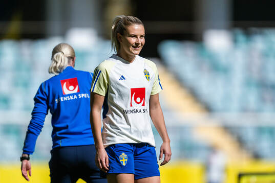Amanda Nildén of the Swedish women’s national football