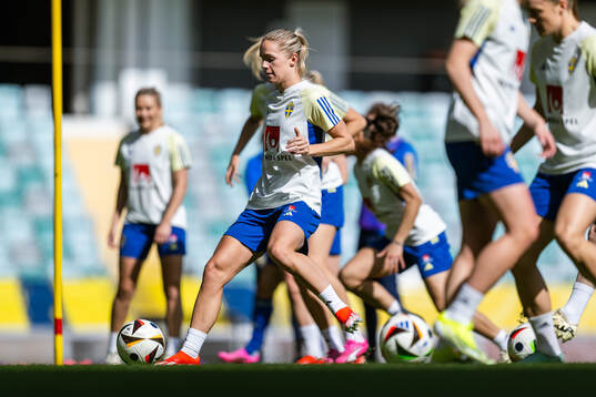 Hanna Lundkvist of the Swedish women’s national football