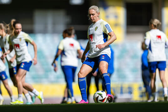 Jonna Andersson of the Swedish women’s national football