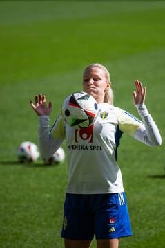 Josefine Rybrink of the Swedish women’s national football