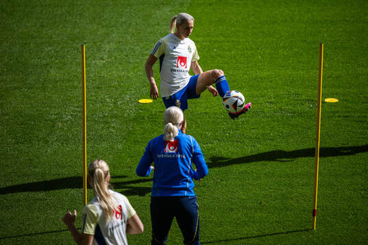 Jonna Andersson of the Swedish women’s national football