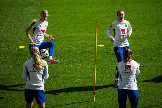 Sofia Jakobsson of the Swedish women’s national football