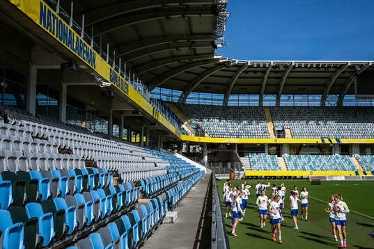 Players of the Swedish women’s national football team at