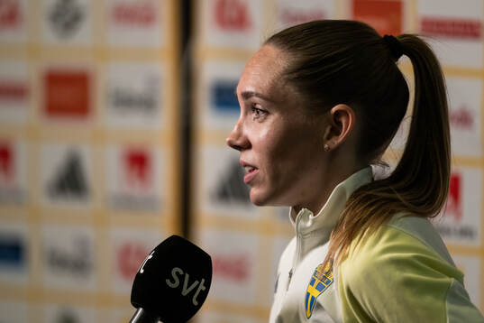 Elin Rubensson of the Swedish women’s national football