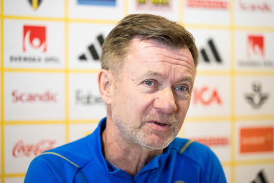 Head coach Peter Gerhardsson of the Swedish women’s