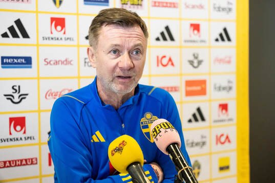 Head coach Peter Gerhardsson of the Swedish women’s