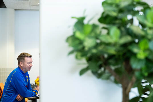 Head coach Peter Gerhardsson of the Swedish women’s