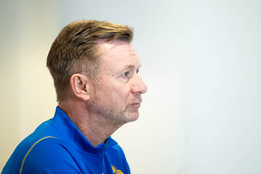 Head coach Peter Gerhardsson of the Swedish women’s