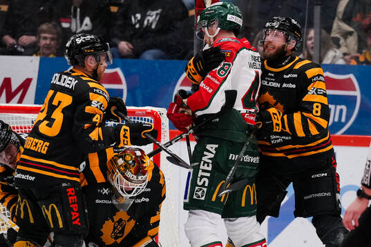Frölundas Carl Klingberg och Skellefteås Petter Granberg