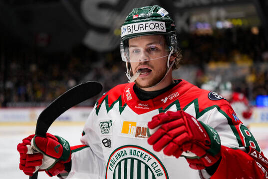 Frölundas Malte Strömwall jublar