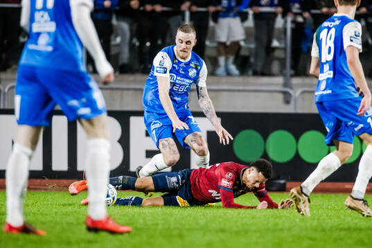 IK Oddevolds Filip Karlin och Örgrytes Tobias Sana