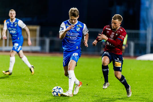 IK Oddevolds Alexander Almqvist och Örgrytes Nicklas