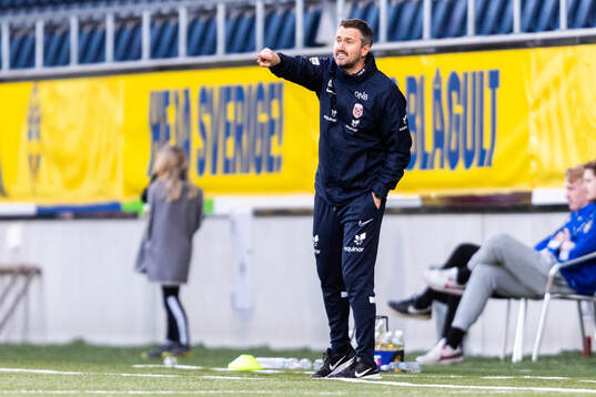 Head coach Per Inge Jacobsen of Norway