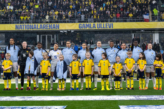The players of France at line up