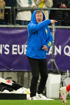 Head coach Peter Gerhardsson of Sweden