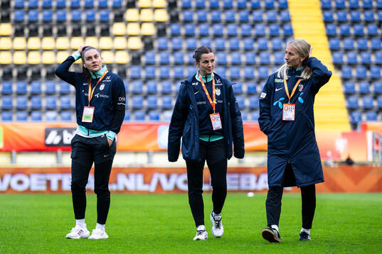 Vilde Bøe Risa, Tuva Hansen and Anja Sønstevold of Norway