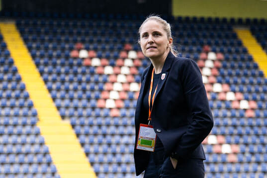 Head coach Gemma Grainger of Norway