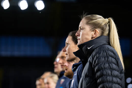 Head coach Gemma Grainger of Norway