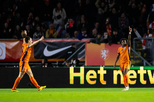 Lineth Beerensteyn of Netherlands celebrates