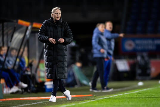 Head coach Gemma Grainger of Norway