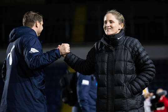 Head coach Gemma Grainger of Norway