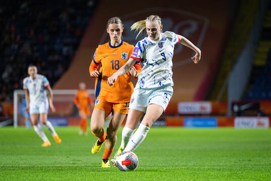Kerstin Casparij of Netherlands and Karina Sævik  of Norway