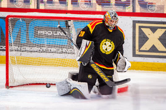 Brynäs målvakt Damian Clara