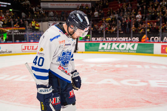 Karlskogas Kalle Jellvert deppar