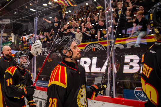 Brynäs Tyler Vesel jublar