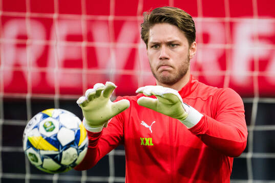 Helsingborgs målvakt Kalle Joelsson