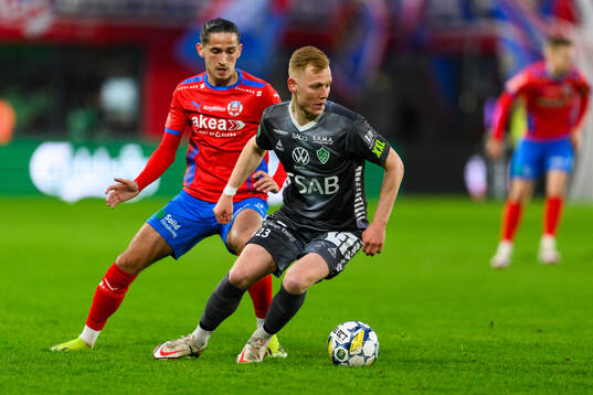 Helsingborgs Ervin Gigovic och Brages Christopher